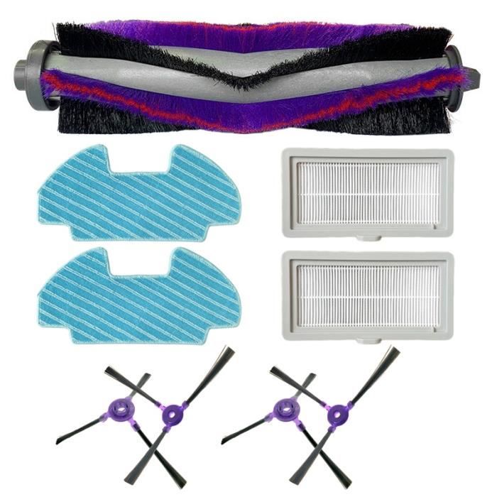 Robot aspirateur -Rouleau de brosse latérale douce pour aspirateur ...
