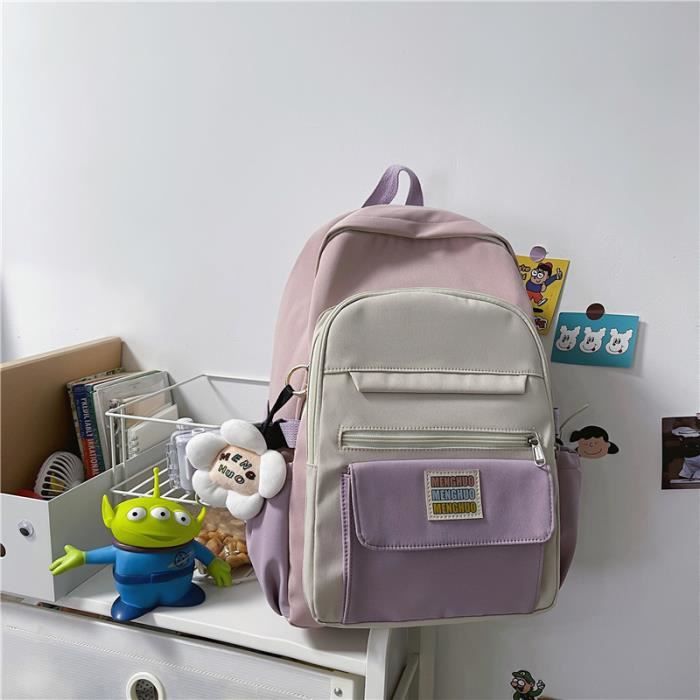 Sac à Dos Scolaire Fille Avec Capybara - Ensemble Sac + Trousse + Fourre-tout Imperméable