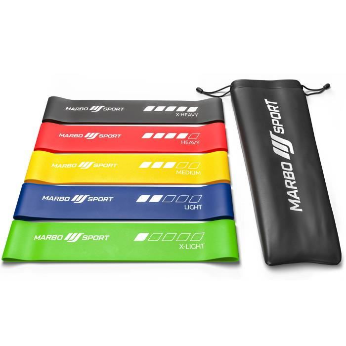 Bandes D'Exercice BackBaller X-Light Jaunes - Lot Pour Étirements Et Fitness