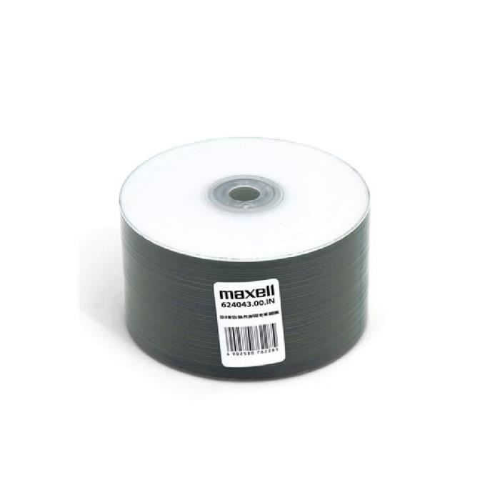 CD R 700MB 80MIN MAXELL PRINTABLE 50 pcs - vue 2