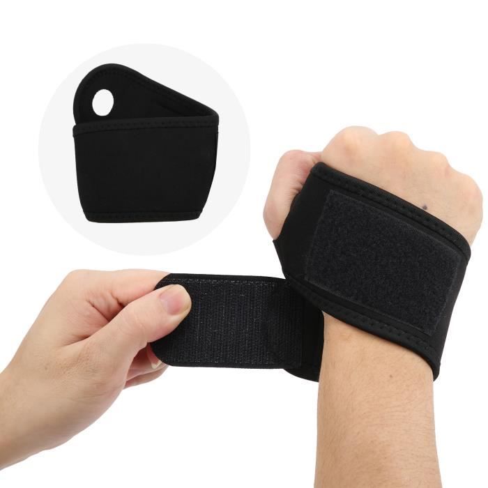 Poids de cheville réglable avec sangle de poignet, entraînement des
