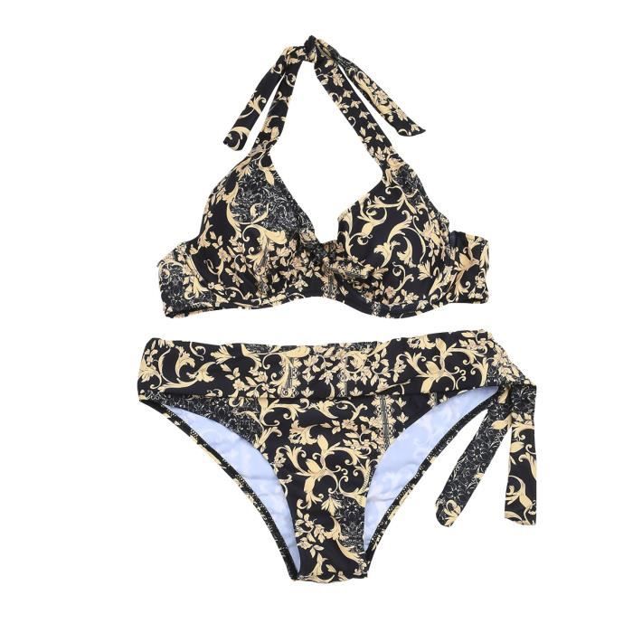 Maillot de bain deux pièces en tissu italien Carvico Tessuti push-up soutien-gorge ajustable culotte nouée élégance rouge main image 1