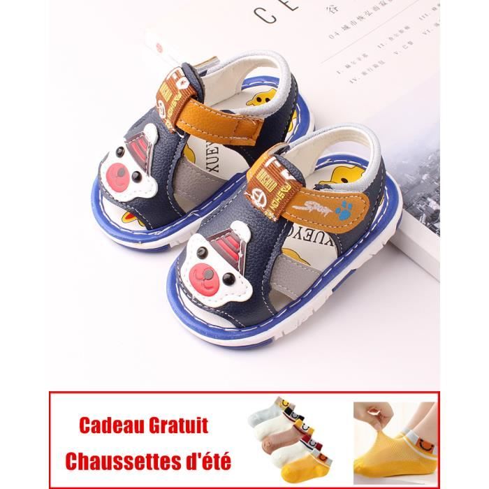 hommes chaussures d'été en cuir bout fermé sandale... – Grandado