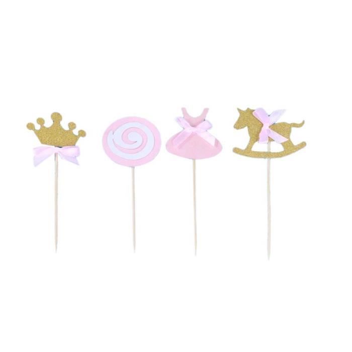 12pcs Couronne Sucettes De Gateau Paillettes Princesse Robe Hobbyhorse Choix De Fruits Kit De Decoration Pack De Decoration Cdiscount Maison 12pcs Couronne Sucettes De Gateau Paillettes Princesse Robe Hobbyhorse Choix De Fruits Kit De Decoration Pack De Decoration Cdiscount Maison