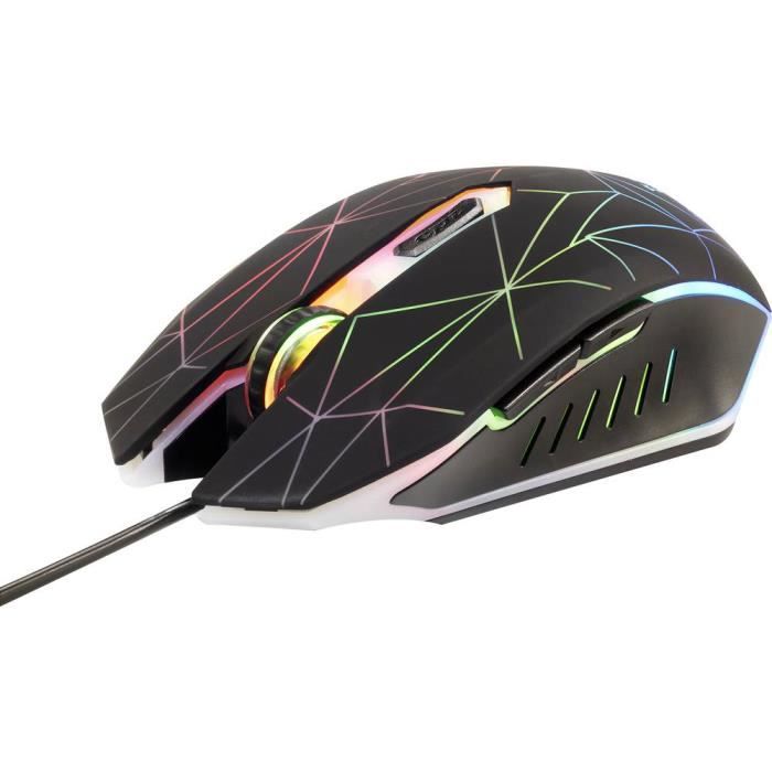de gaming RENKFORCE RF GM 120 6 boutons 3600 dpi