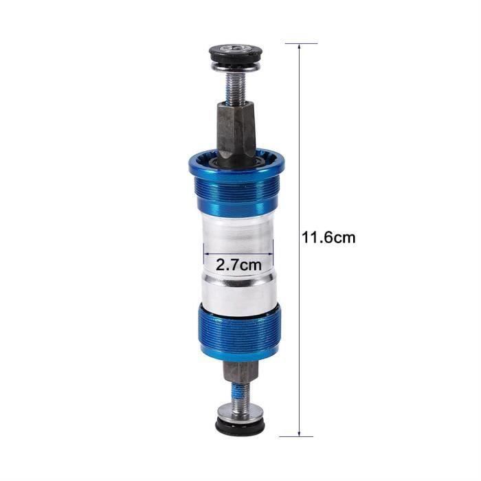 Outil D'installation Pour Boîtier De Pédalier Et Roulements De Vélo - Tige Acier Inox 24.5 Cm, Support Aluminium - 13