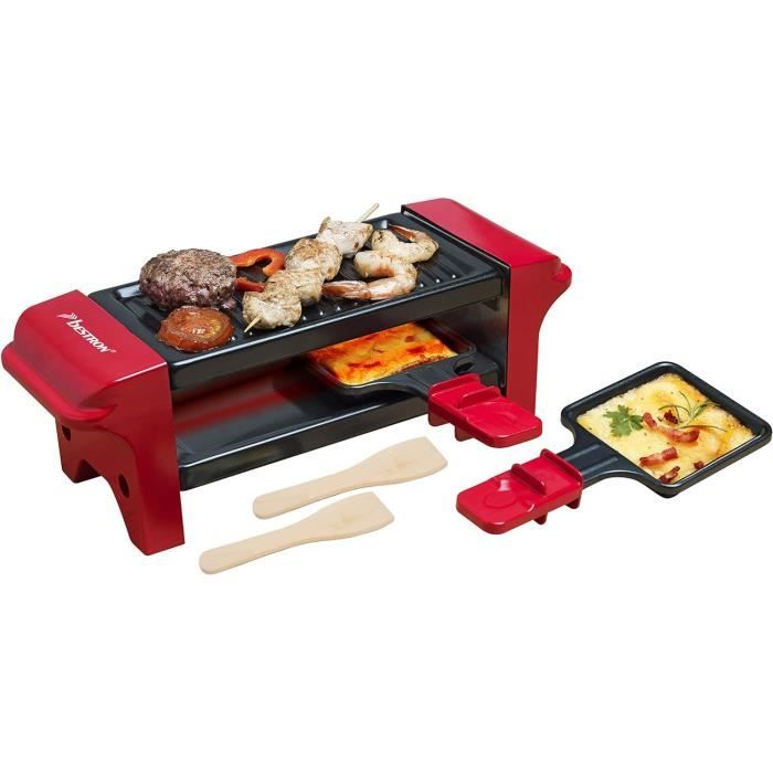 Livoo MEN427 - Set D'Accessoires Raclette 8 Spatules + 8 Planchettes En Bois D'Acacia Avec Pochette De Rangement