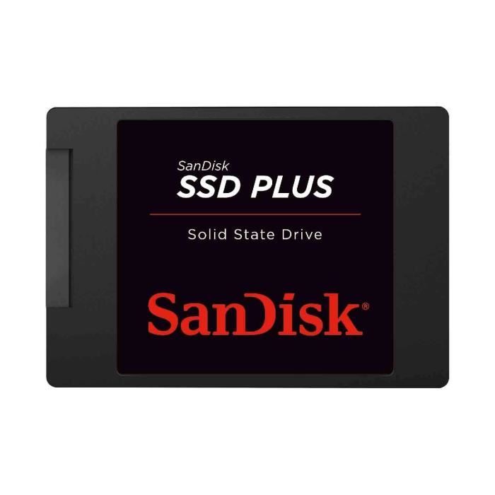 SANDISK - 240 Go SSD Plus | SATA Revision 3.0 | Idéal pour les Charges de Travail Sur PC | Configuration Facile | Robuste & Durable