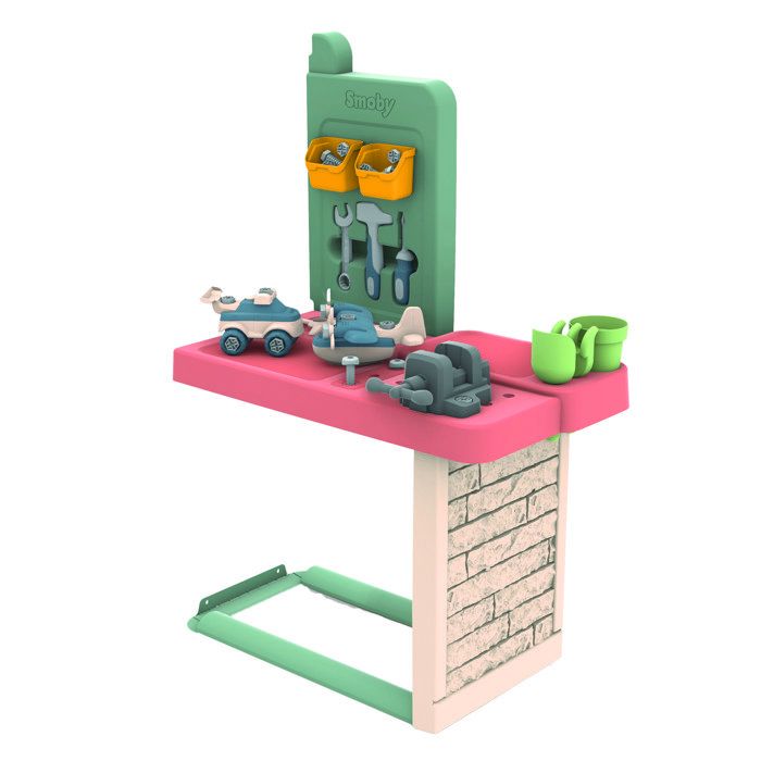 Atelier de bricolage pour cabane SMOBY Life 39 accessoires traité anti UV - vue 3