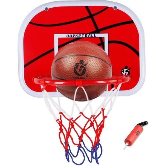 DBREAKS Mini Panier Basket Enfant Interieur avec la Ballon et Pompe à Ballon du Basket, Panier de Basket Mural, pour Enfants Bur34 - Sport DBREAKS Mini Panier Basket Enfant Interieur avec la Ballon et Pompe à Ballon du Basket, Panier de Basket Mural, pour Enfants Bur34 - Sport