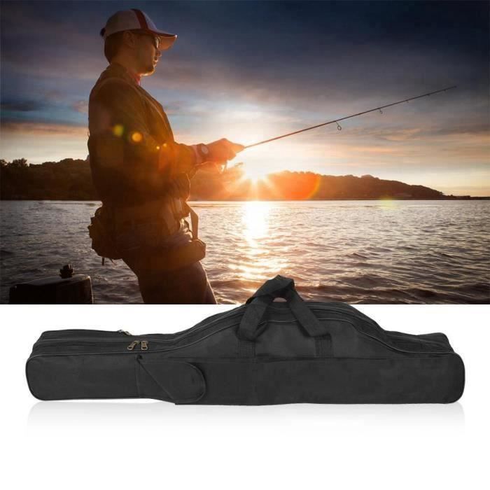 Sac De Pêche Shaddock Pour 5 Cannes – étui Rigide Vert Armée 42 Pouces
