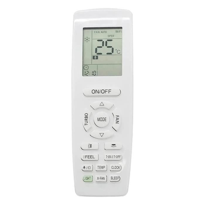 Remplacement Télécommande Gree Fyearfly Télécommande Universelle Climatiseur - Compatible Airwell Electra Gree - A415/RC08B Remplacement Climatiseur - 9