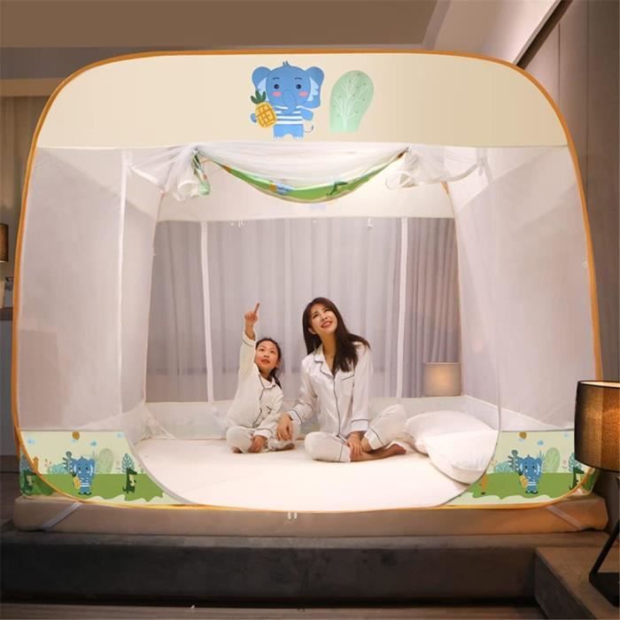 Tente Moustiquaire Ronde Portable Pour Bébé Et Enfants - Protection Anti-Moustiques Pour Voyage Et Camping