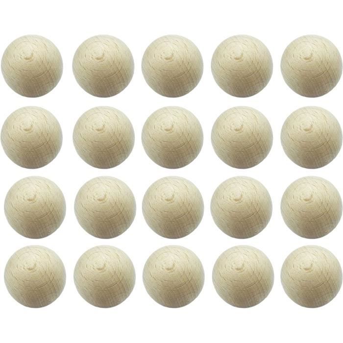Palloni Da Biliardino In Legno Faggio 33mm - Lotto Da 20 Pezzi - Per Calcio Balilla - Foto 10