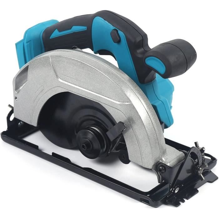 Dong Cheng Scie Circulaire Sans Fil 165mm 5000 RPM - Avec 3 Lames Et Rail Guide