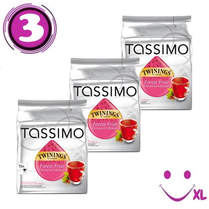 Tassimo Twinings Infusion Saveur Fruits 