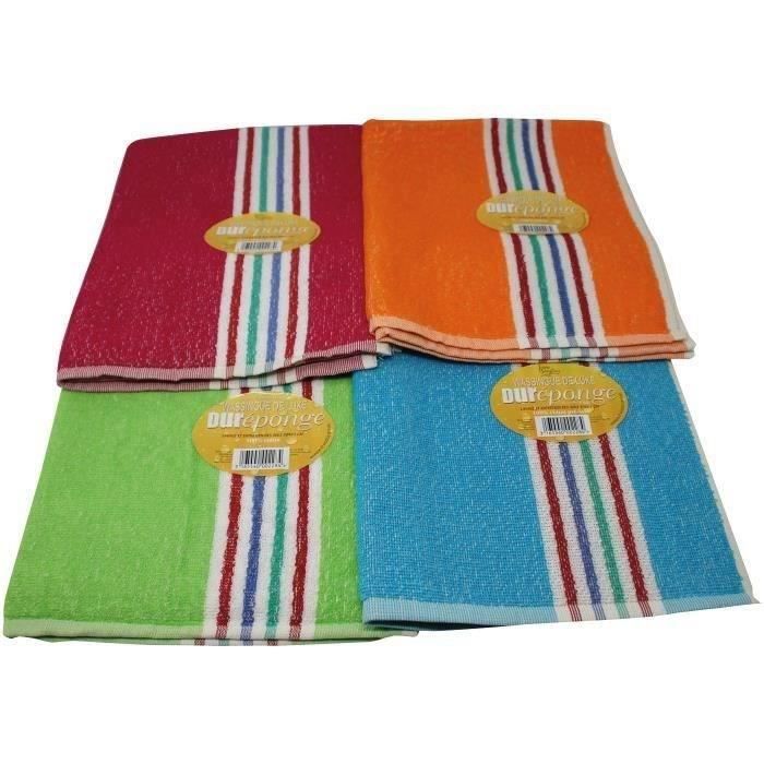 TISSAGES DE BEAULIEU - Serpillière coton couleur 50x63 cm