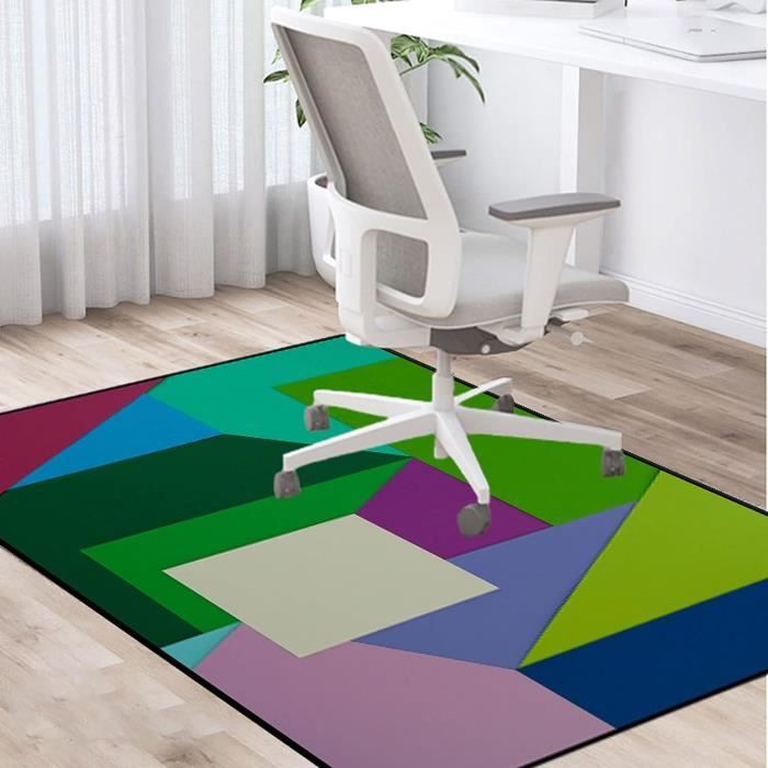 Tapis De Protection Pour Chaise De Bureau - Dimensions 130x160 Cm - Antidérapant, Protecteur De Sols - Pour Bureau, Gaming, Maison