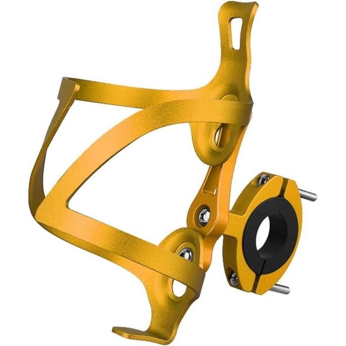 Porte-Bidon Vélo Universel Réglable En Aluminium - Adaptateur Inclus - Pour VTT, Vélo De Route, Enfants - Bleu