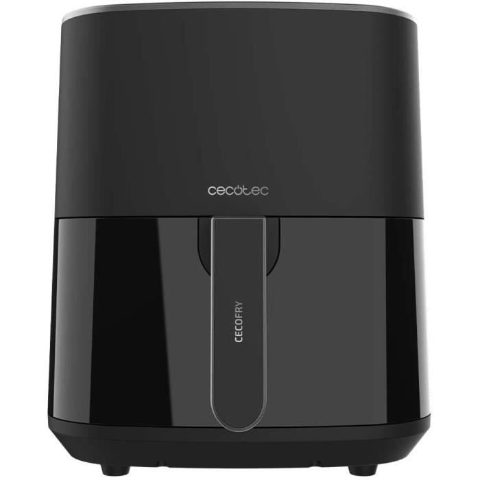 Cecotec Cecofry Fantastik Inox 5500 Freidora De Aire 5.5L 1500W Negro Pack Con Accesorios