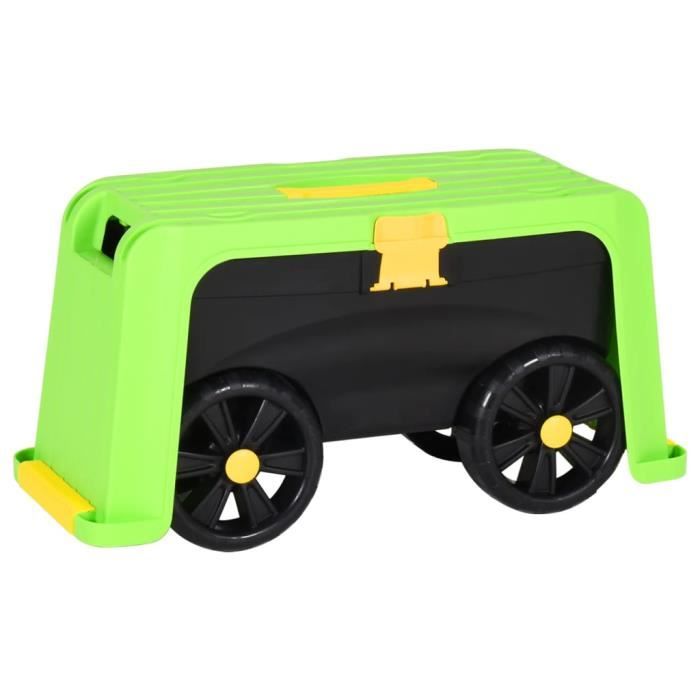 Tabouret De Jardin Pliant Noir – Support 150 Kg, Aluminium Léger, Avec Sac De Transport, Parfait Camping Et Extérieur