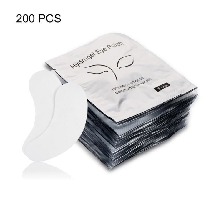 80 Pièces Masques Yeux En Soie Hydratants - Feuilles Zone Oculaire 8.5x3 Cm, Blanc, Neuf