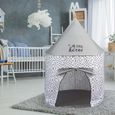 Tente pop up pour enfant My little héros - Gris - Polyester - 100x135 cm-1