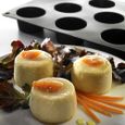 Moule gourmet 11 mini-muffins - silicone, noir-1