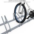 VOUNOT Ratelier range vélo 6 acier mural et sol-1