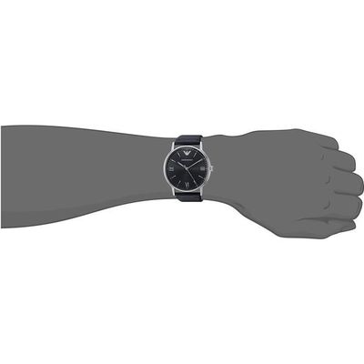 Emporio armani ar1692 leather strap watch hotsell