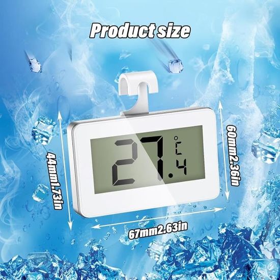 Paquet de 4 Thermomètre pour réfrigérateur Portable Thermorésistant à la  corrosion Style de ACCESSOIRES FROID - PIECES FROID - Cdiscount  Electroménager