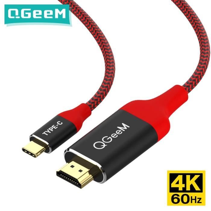 8m - Coquille en PVC - câble USB type-c vers HDMI 4K 60HZ