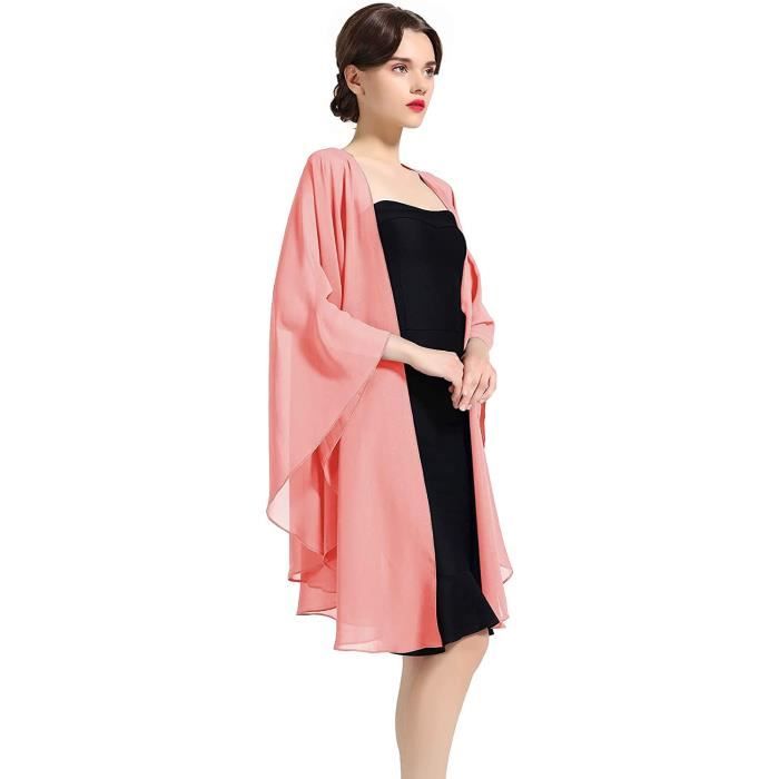 Bolero corail mariage shop