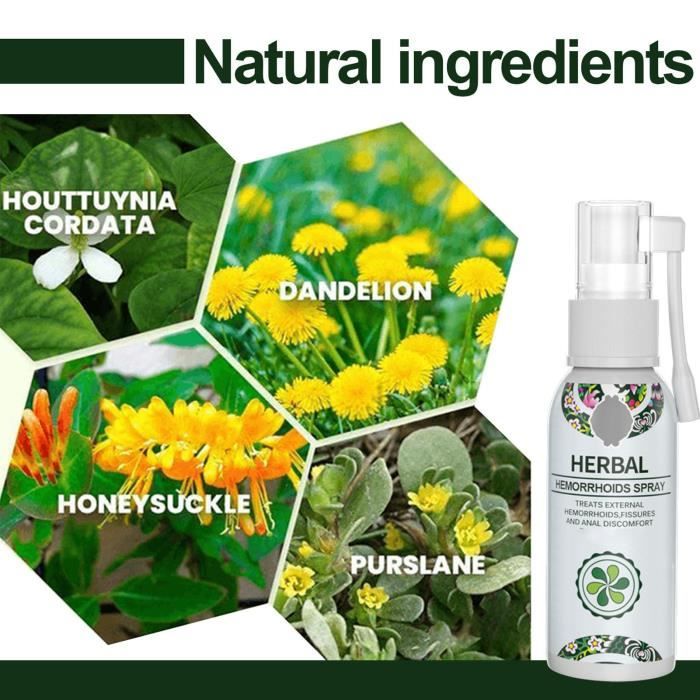 Spray Anal à Base De Plantes Pour Hémorroïdes - Soin Du Corps - Neuf D'Origine