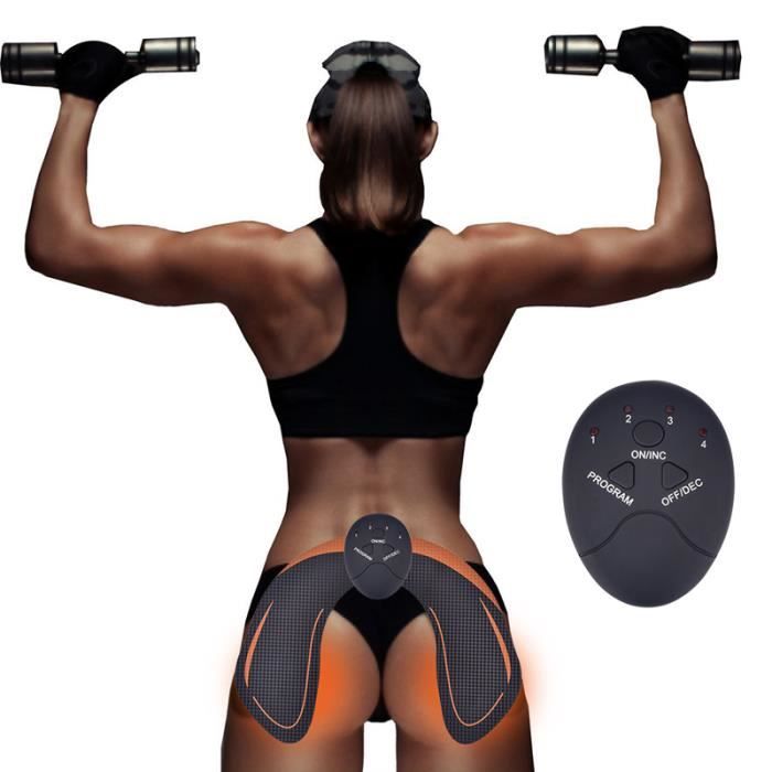 EMS Hip Trainer Stimulateur Musculaire ABS Fitness Fesses Butt Lifting Fessier Toner Trainer Minceur Massager Unisexe Cdiscount Sport