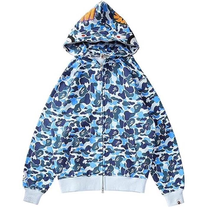 Homme Bape Shark Sweats Capuche Veste Bape Bape Shark Hoodie