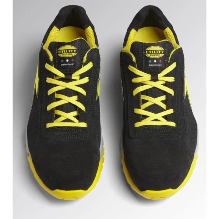 Chaussure de travail Diadora GLOVE MDS TEXT LOW S1P HRO SRC Noir