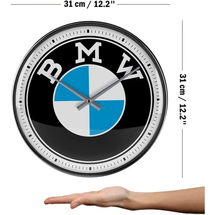 Nostalgic-Art, Horloge rétro, BMW – Logo – Cadeau pour Les Fans  d'accessoires Automobiles, décoration Murale Cuisine, Déco Design Vintage,  Ø 31 cm : : Cuisine et Maison