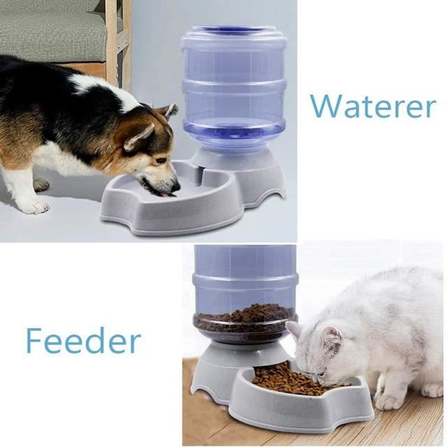 Gamelle pour chien,Pink Food FeederAbreuvoir automatique pour chiens — free download