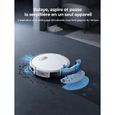 Aspirateur Robot Laveur-Laresar-4500Pa-Ultra-Fin Silencieux-Auto Capteur de Traçage-Poils d’animaux-Alexa/WiFi/APP Contrôlé-2