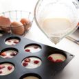 Moule gourmet 11 mini-muffins - silicone, noir-2