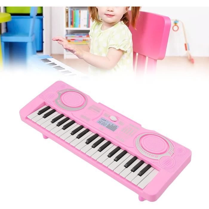 Jouet De Piano Pour Enfants 37 Touches Piano À Clavier Flexible Pour Enfants  À Jouer À La Maison (Rose)[u494] - Cdiscount Instruments de musique