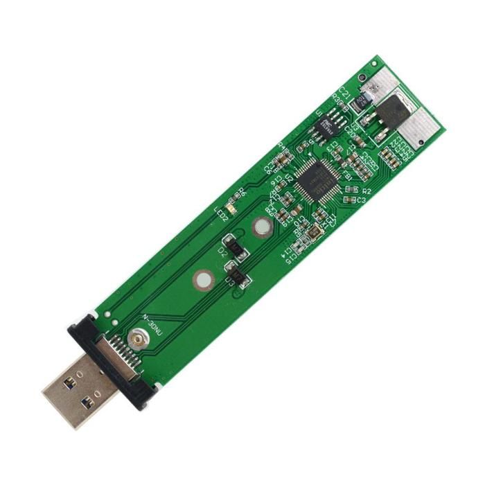 SSD externe Kalea-Informatique Adaptateur clé USB 3.0 Pour tous types de SSD  M.2 NGFF NVMe ET M2 type SATA avec Chipset Realtek RTL9210B