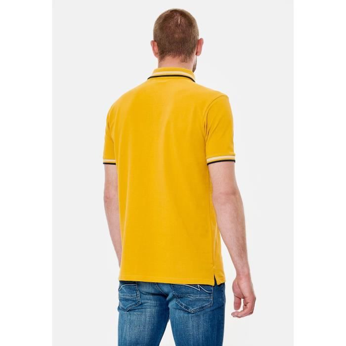 Polo moutarde outlet homme