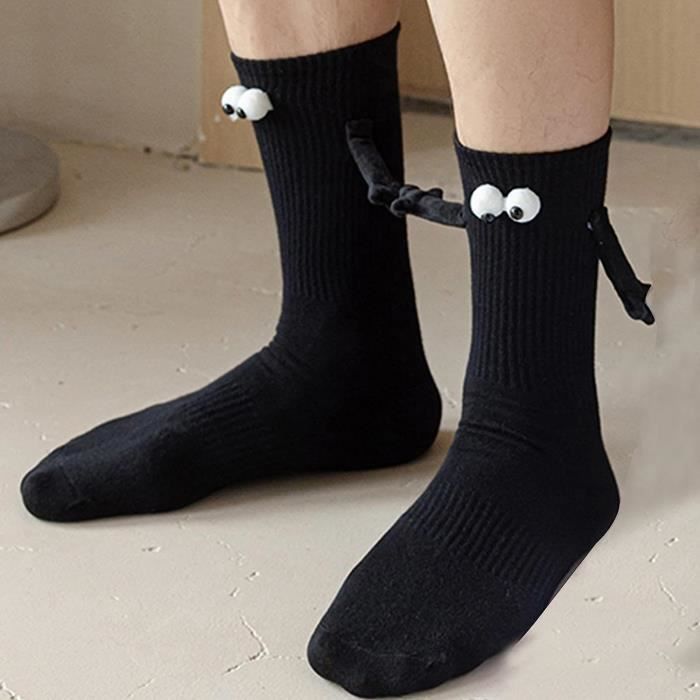 Chaussettes d'aspiration magnétique amusantes pour les enfants de