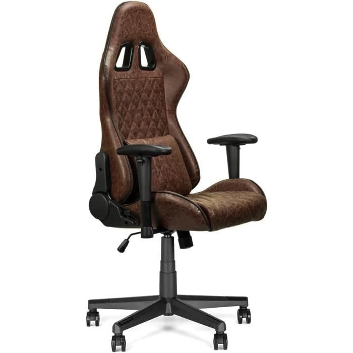 Felix Office ChairChaise De Bureau ConfortableMarron Foncé[J975] Cdiscount Maison