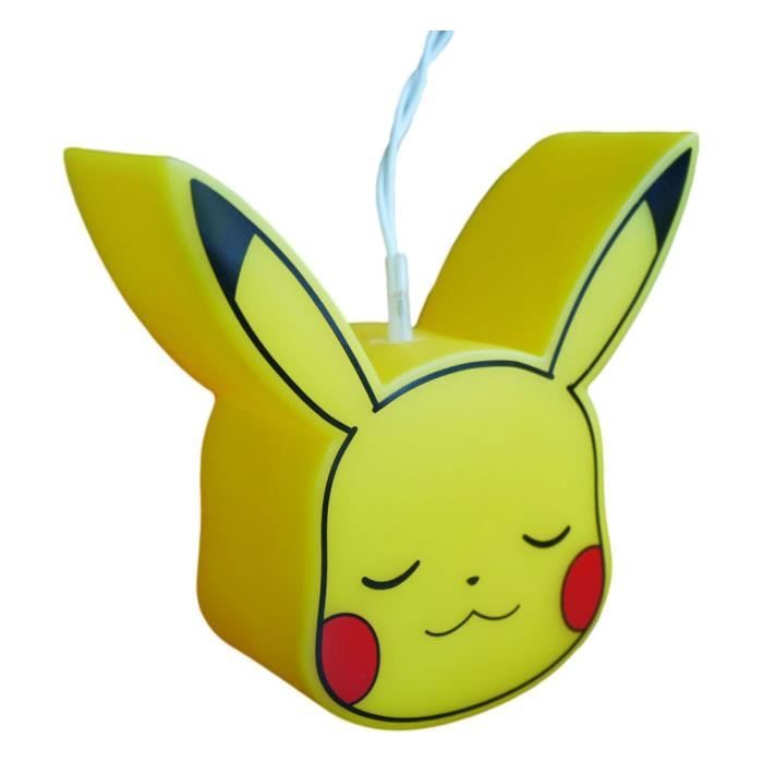 Teknofun - Licence Officiel Pokemon - RONDOUDOU lumineux avec dragonne Figurine Lumineuse pour Enfant à Collectionner - 811421
