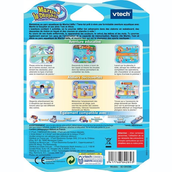 Jeu V.Smile Motion : Cars VTech : King Jouet Suisse, Jeux d'éveil VTech