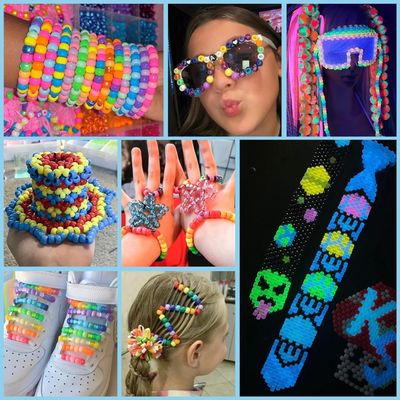 Kit Perles & Accessoires Complet – Créez Bracelets, Colliers Et Bijoux Avec Tout Inclus Pour Loisirs Créatifs