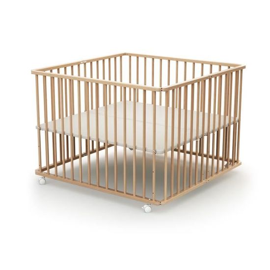 At4 Parc Pliant 100x100 Webaby Hetre Verni Cdiscount Puericulture Eveil Bebe